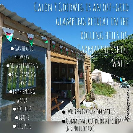 Calon Y Goedwig Glamping Hotel Ландоувъри Екстериор снимка