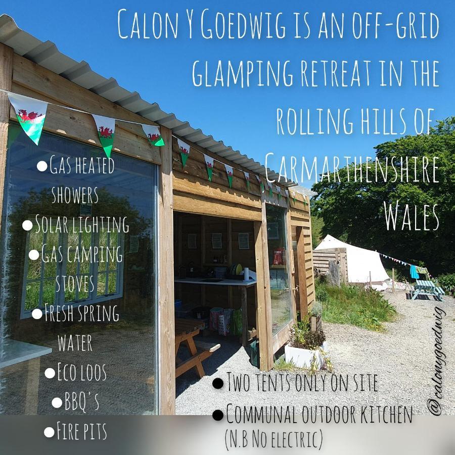Calon Y Goedwig Glamping Hotel Ландоувъри Екстериор снимка